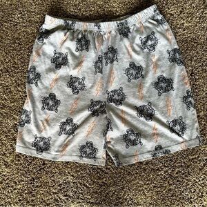 Boys tiger lightning pajama shorts XL 14-16